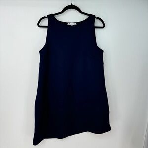 Denzel Parris Sleeveless U Neck Wide Bottom Midi Dress